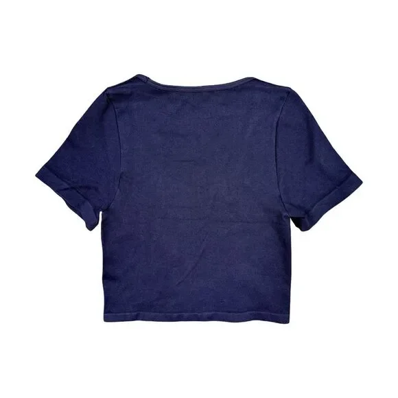 OQQ ScoopNeck Cropped Tee Bundle - Size Small - Pale Yellow, Black, Gray - Picture 5 of 10